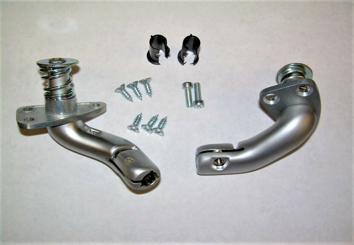 Convertible Sun Visor Brackets- Pair 1968-1972 GM A Body Convertibles