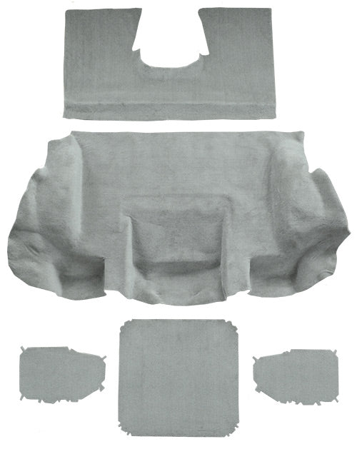 2001-2004 Chevrolet Corvette Convertible Rear Carpet Mass
