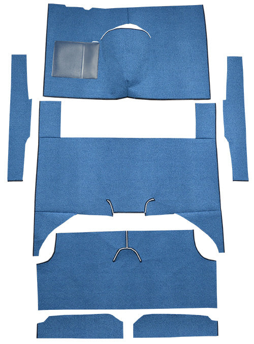 1960-1965 Ford Falcon 4DR Wagon Bench Seat Cut & Sewn Carpet