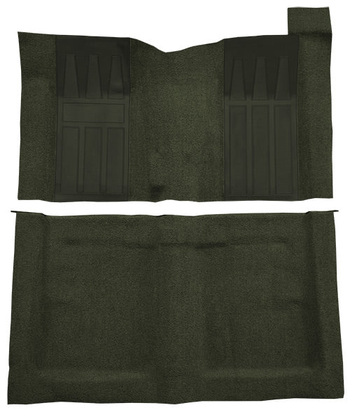 1969 Ford Torino GT 2DR Hardtop 4spd with 2 Dark Green Inserts Carpet