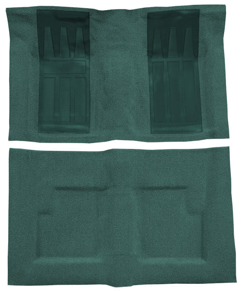 1969-1971 Ford Torino GT 2DR Convertible Auto with 2 Aqua Inserts Carpet