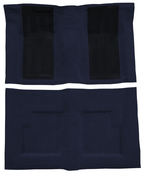 1969-1971 Ford Torino GT 2DR Convertible Auto with 2 Dark Blue Inserts Carpet