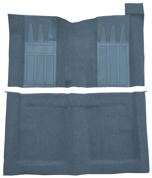 1969-1970 Ford Ranchero GT 4spd with 2 Medium Blue Inserts Carpet
