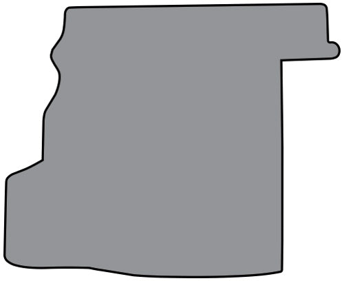 2005-2009 Ford Mustang Coupe Back Panel with Bose Woofer Floor Mat 1pc Cutpile (DA163-2)