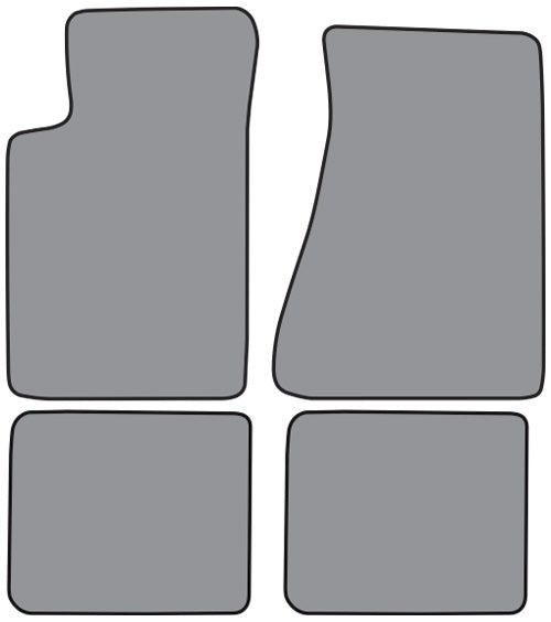 1985-1992 Pontiac Firebird Molded Floor Mat 4pc Cutpile (FM04F, FM18R)