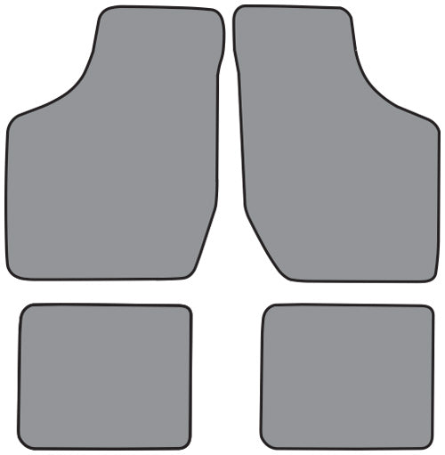 1984-1985 Oldsmobile Cutlass Ciera Cruiser Floor Mat 4pc Cutpile (FM08F, FM18R)