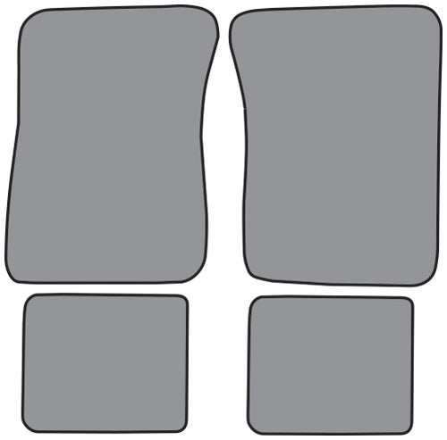 1986-1991 Oldsmobile Delta 88 Royale Floor Mat 4pc Cutpile (FM104F, FM18R)