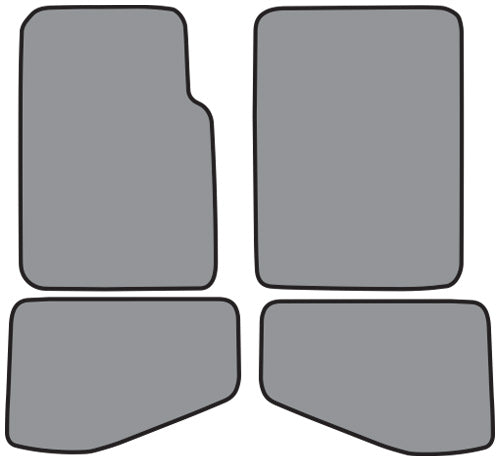1997-2006 Jeep Wrangler Floor Mat 4pc Cutpile (FM164, FM164R)