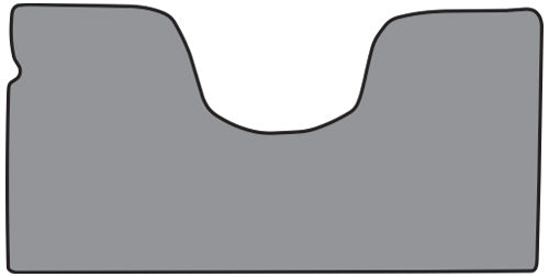 1967-1972 Chevrolet C10 Pickup 2WD Auto/3spd No Shifter Floor Mat 1pc Loop (FM168F)