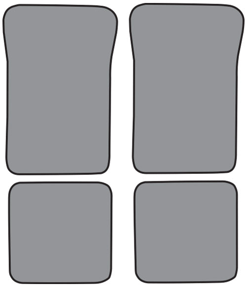 1992 Cadillac Fleetwood 60 Special Front Wheel Drive Floor Mat 4pc Cutpile (FM177, FM177R)