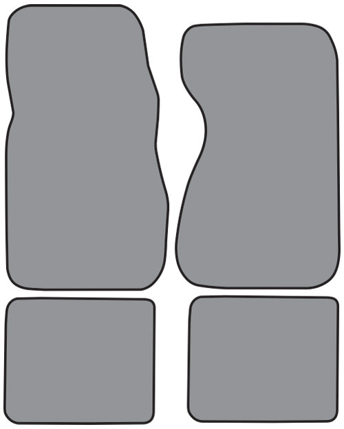 1975-1980 Ford Granada Floor Mat 4pc Cutpile (FM216F, FM18R)