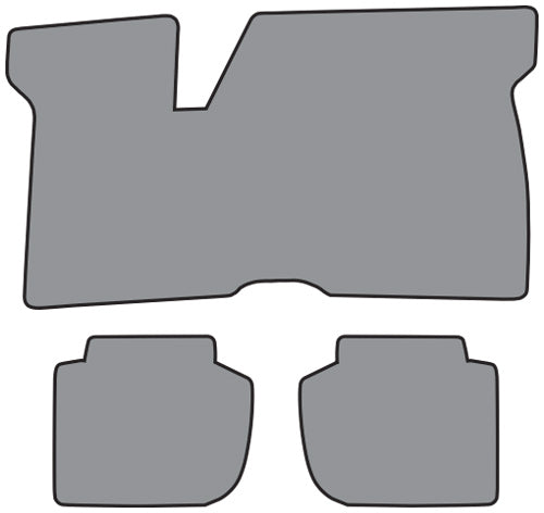 1971-1973 Oldsmobile Toronado 1pc Frt & 2pc Rrs Floor Mat Loop (FM60, FM60R)