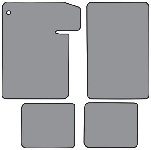 1964-1967 Buick Sportwagon Floor Mat 4pc Loop (FM79F, FM18R)