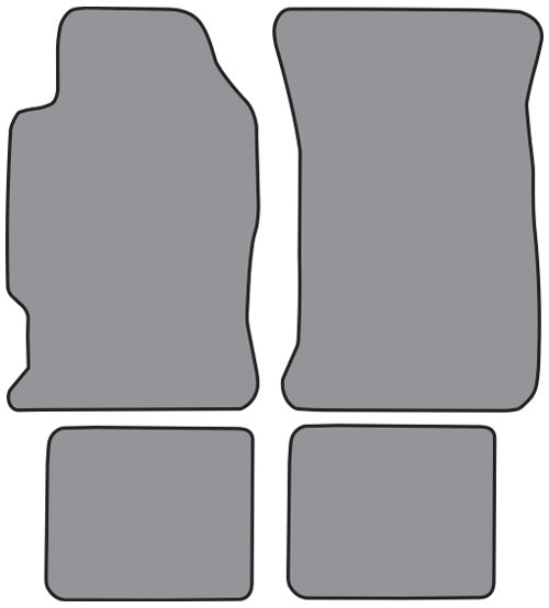 1986-1990 Acura Legend Floor Mat 4pc Cutpile (AC495F, FM18R)