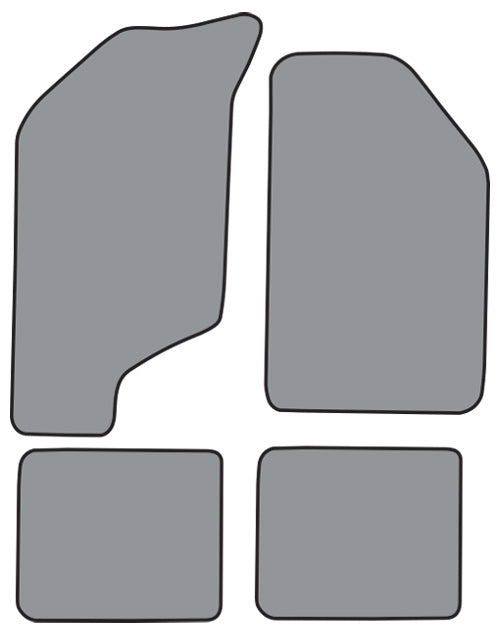 1981-1984 Nissan Maxima Floor Mat 4pc Cutpile (DA214F, FM18R)