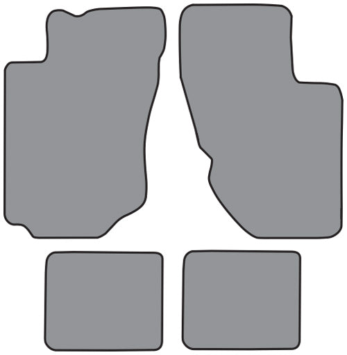 1983-1985 Nissan Stanza Floor Mat 4pc Cutpile (DA520F, FM18R)