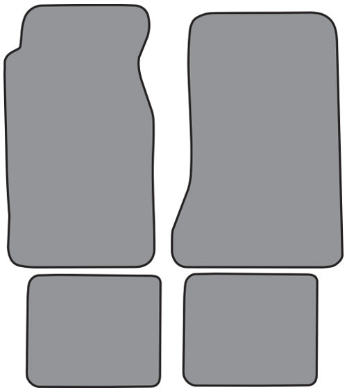 1970-1973 Mercury Cougar Floor Mat 4pc Nylon (FO240F, FM18R)