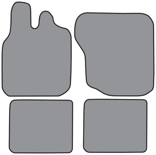 1986-1989 Toyota Van Wagon Floor Mat 4pc Cutpile (TO439F, FM18R)
