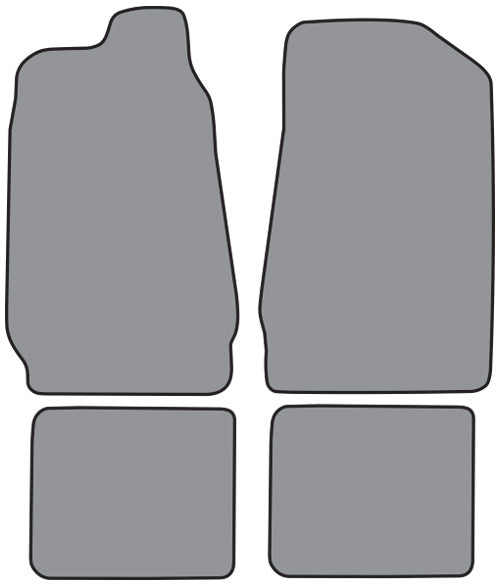 1982-1985 Toyota Celica Floor Mat 4pc Cutpile (TO525F, FM18R)