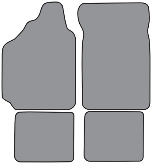 1986-1988 Toyota Celica Floor Mat 4pc Cutpile (TO352F, FM18R)