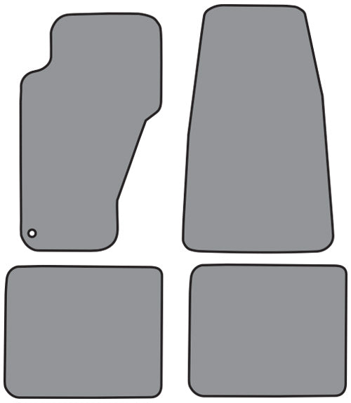 1999-2004 Jeep Grand Cherokee Floor Mat 4pc Cutpile (FM284F, FM18R)