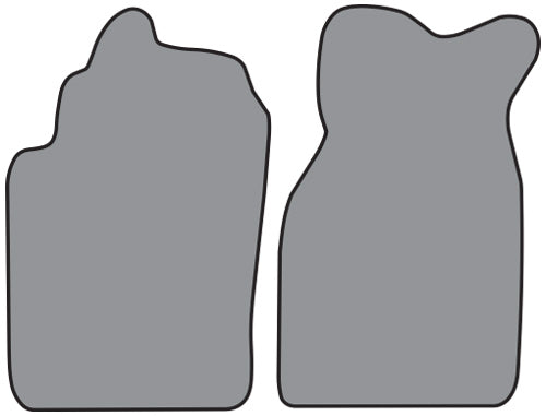 1982-1984 Dodge Rampage Floor Mat Frt Row 2pc Cutpile (CR185F)