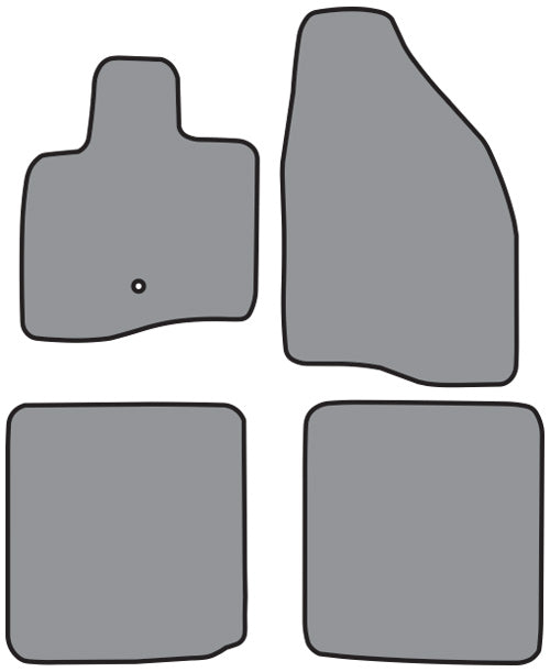 2005-2007 Ford Five Hundred Floor Mat 4pc Cutpile (FM303, FM303R)