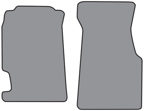 1993-1994 Honda Civic del Sol Floor Mat 2pc Cutpile (A5214F)