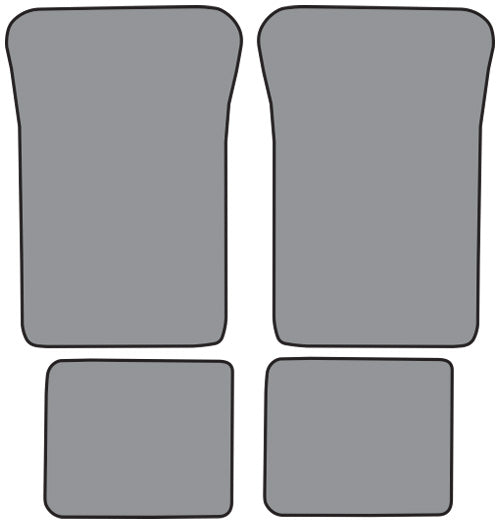 1986-1993 Buick Riviera Floor Mat 4pc Cutpile (A5245F, FM18R)