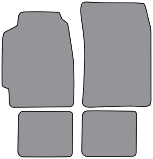 1990-1993 Acura Integra 2DR/4DR Floor Mat 4pc Cutpile (A5270F, FM18R)