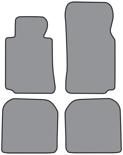 1995-2001 BMW 740iL Floor Mat 4pc Cutpile (A5323, A5323R)