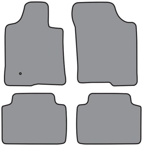 2000-2006 Toyota Tundra Access Cab Floor Mat 4pc Cutpile (A5374, A5374R)
