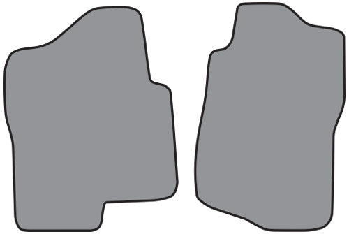 2007-2014 GMC Sierra 3500 HD Ext Cab Floor Mat 2pc Cutpile (FM330F)