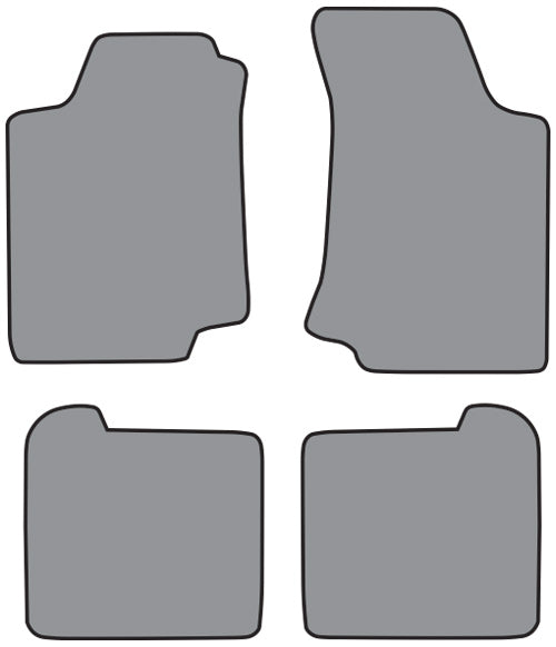 1993-1998 Volkswagen Golf Floor Mat 4pc Cutpile (P71, P71R)