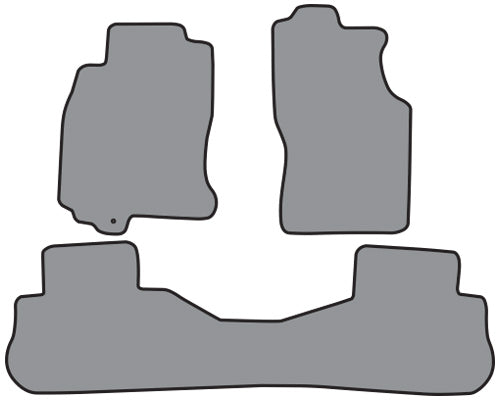 2003-2005 Infiniti FX35 2pc Frts & 1pc Rr Floor Mat Cutpile (P545, P545R)