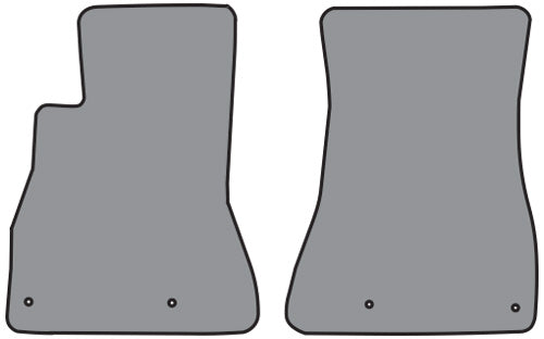2002-2009 Lexus SC430 Floor Mat Frt Row 2pc Cutpile (P456F)