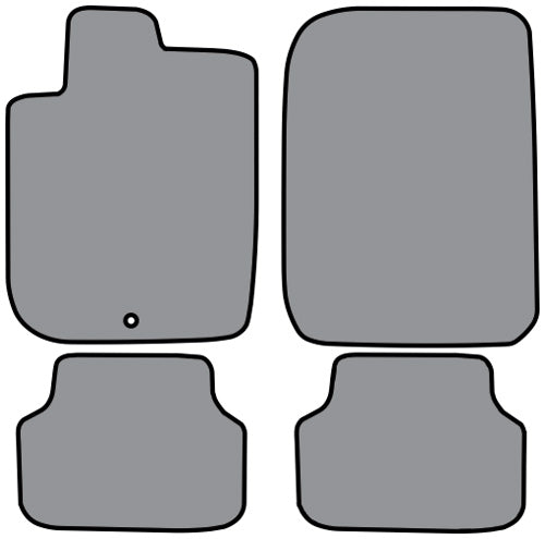 2007-2009 Pontiac G5 2DR Floor Mat 4pc Cutpile (P600, P600R)