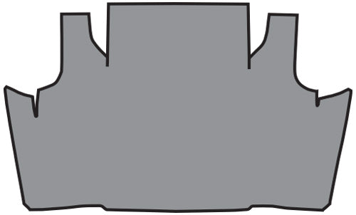 1970-1971 Ford Torino GT 2DR Hardtop/Convertible wo/Gas Filler Cut Trunk Mat TM Vinyl