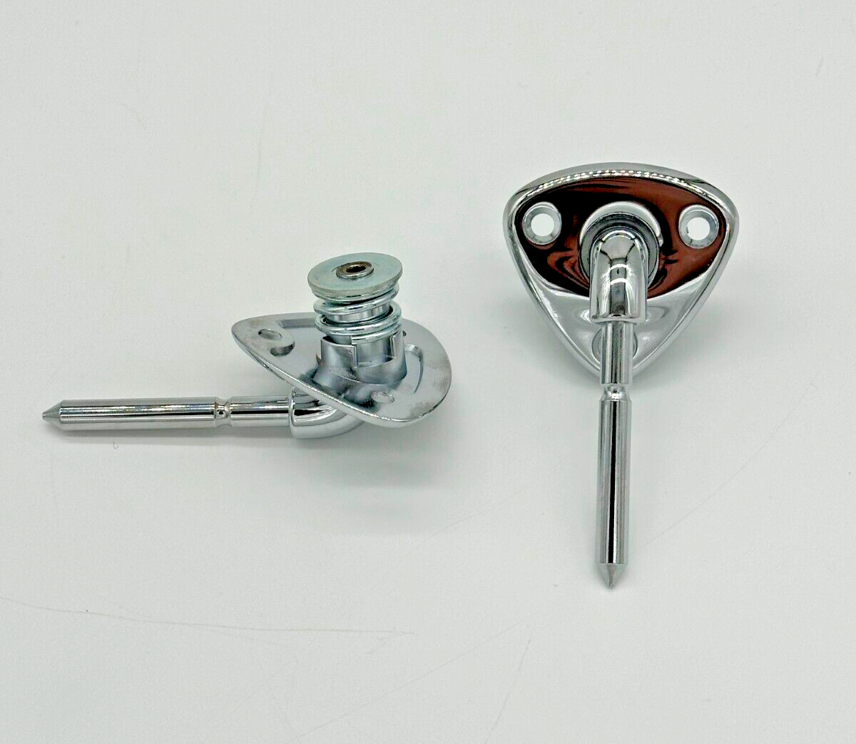 Chrome Sun Visor Support Brackets- Pair 1970-1981 Camaro & Firebird