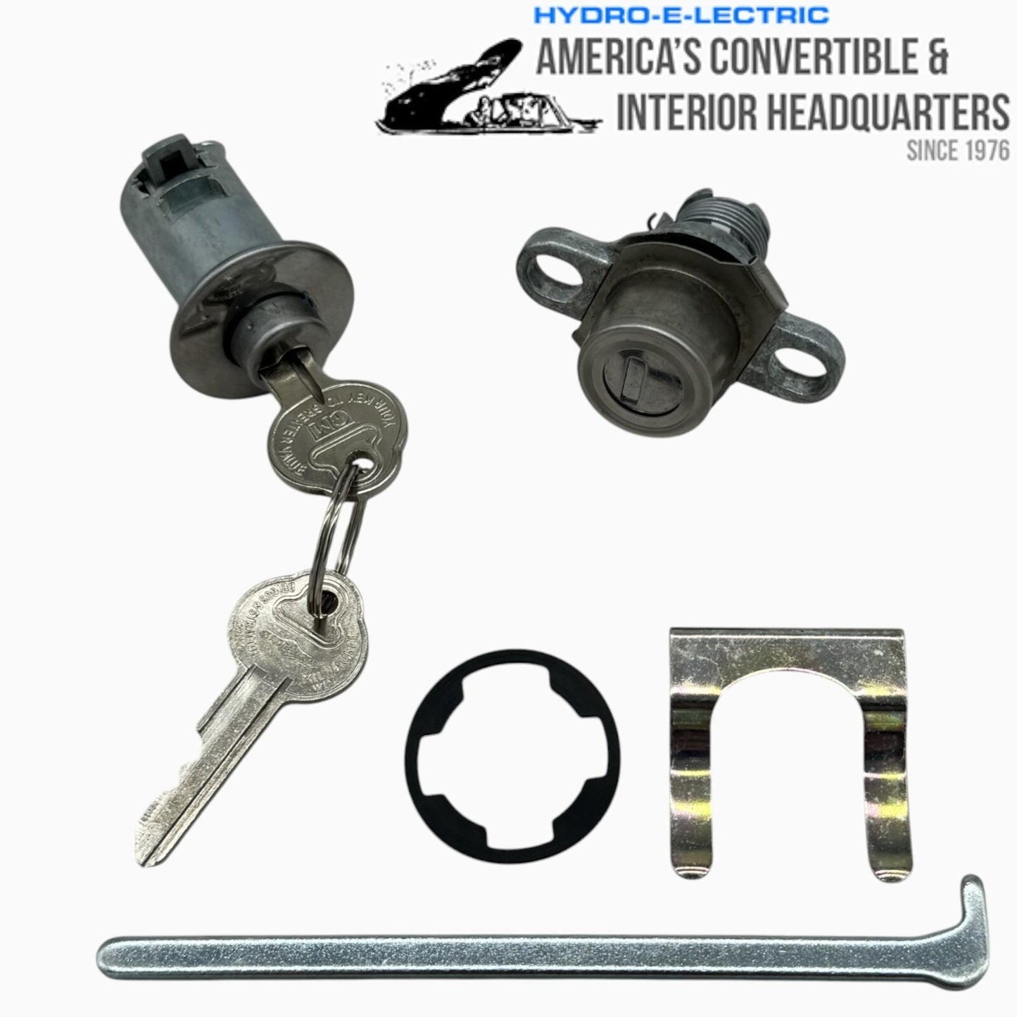 Complete OE-Style Lock Set with GM Keys – Fits 1959 Chevrolet Bel Air, Biscayne, and Impala Hardtop and Convertible Models