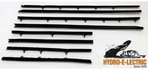 Beltline Weather Strip Felt 8 Piece Kit, 1970-1972 Buick Skylark Convertible