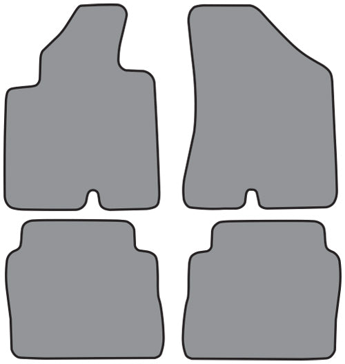 2007-2012 Hyundai Santa Fe Floor Mat 4pc Cutpile (P604, P604R)