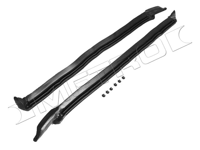 1966-1967 GM A-Body Convertible A Pillar Post Weather Strip, Pair