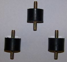 Convertible Motor Mounts, Set of 3 for Dura Firewall Pump