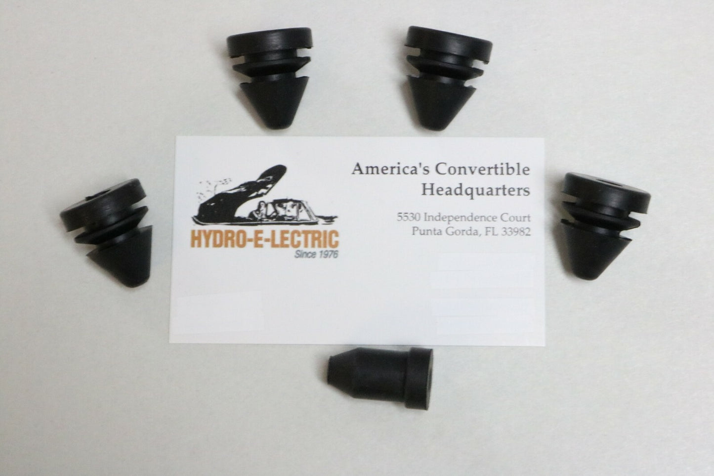 1964-1993 Mustang  Convertible Top Motor Pump Grommets & Reservoir Filler Plug