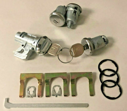 Door, Trunk, and Glove Compartment Lock Set with GM Keys – Fits 1971–1976 Pontiac and 1972–1976 Chevrolet Full-Size Models