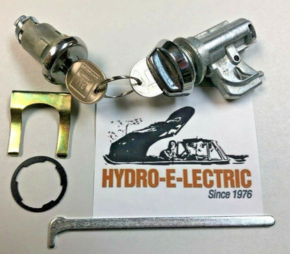 Glove Compartment and Trunk Lock Set with Cadillac Oval Keys – Fits 1969–1978 Cadillac