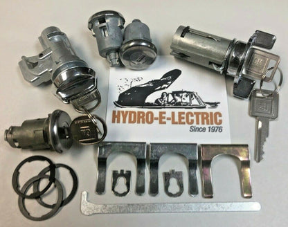 Complete OE-Style Lock Set with GM Keys – Fits 1974–1976 Chevrolet and Pontiac Full-Size Models