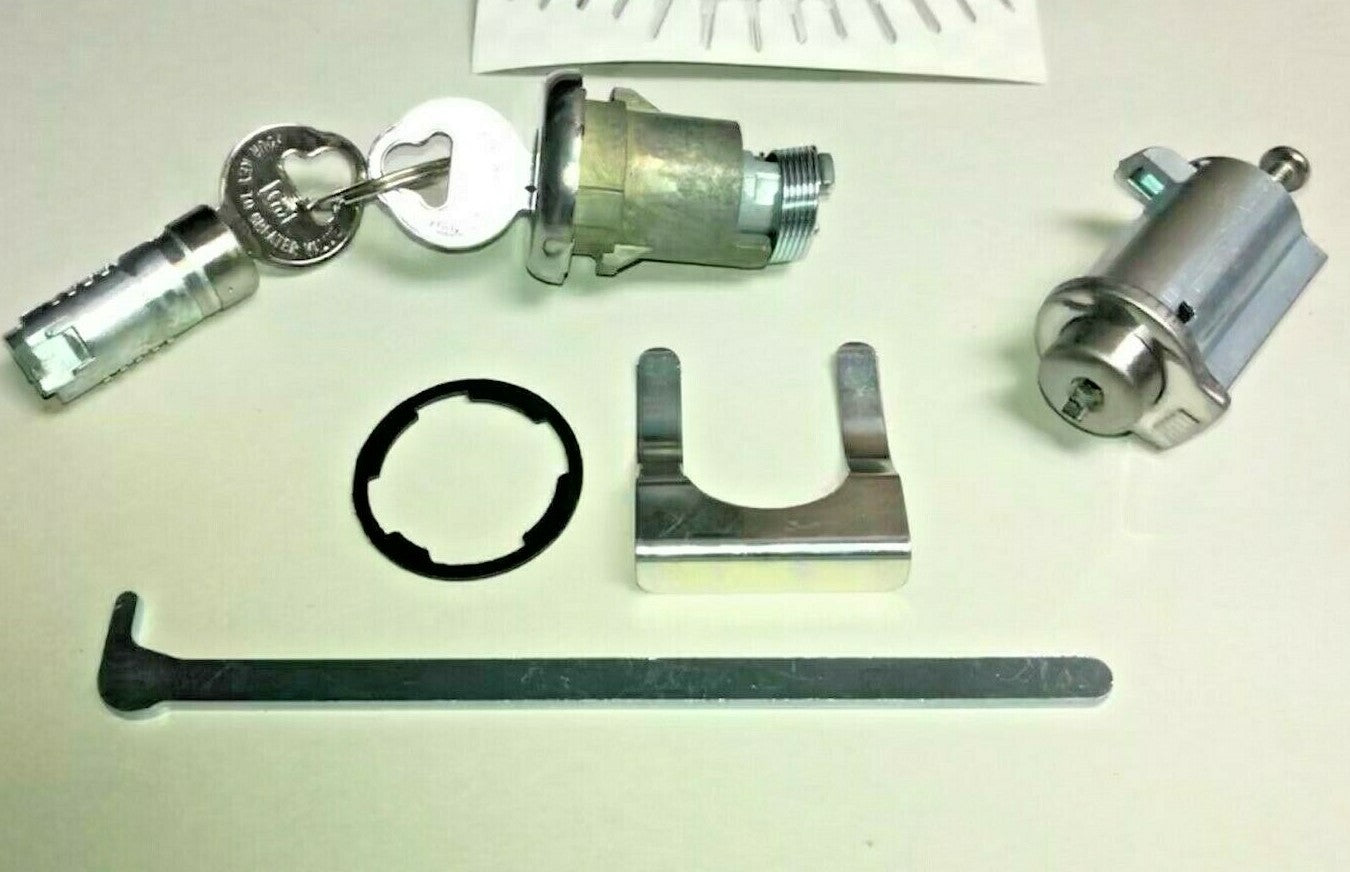 Glove Compartment, Console & Trunk Lock Set – Fits 1967 Chevrolet Chevelle and Malibu