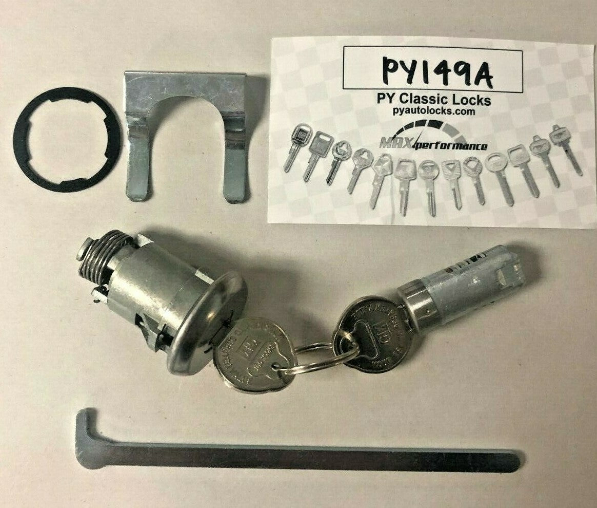 Trunk & Glove Compartment Lock Set – Fits 1967 Chevrolet Chevelle and Malibu